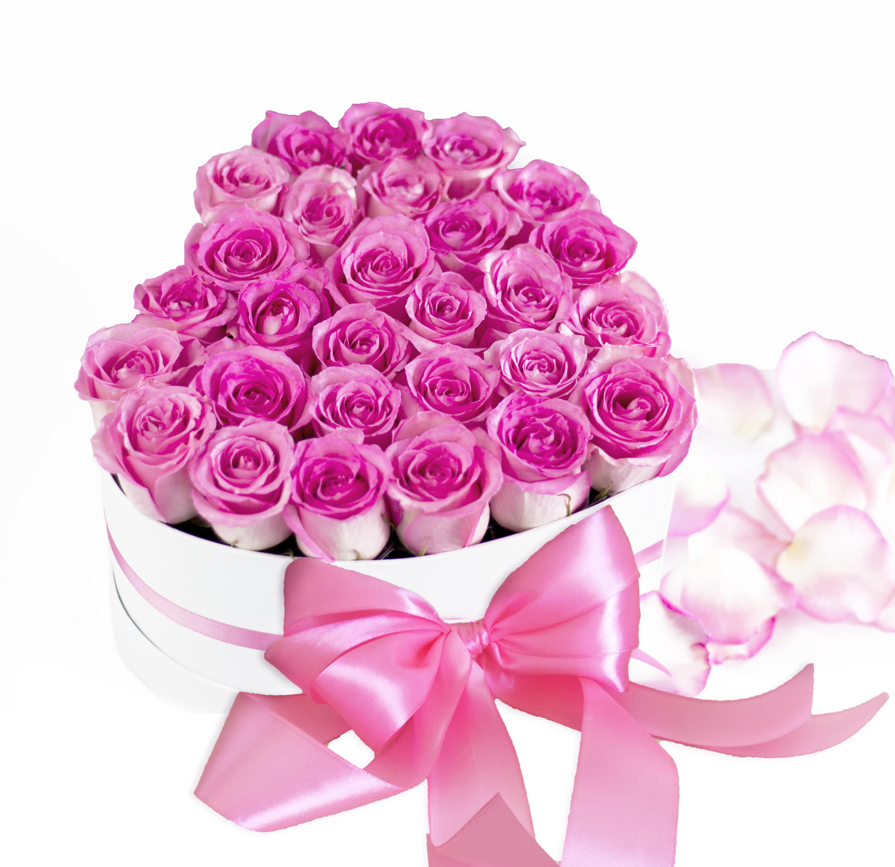 Cutie Inima Trandafiri Roz